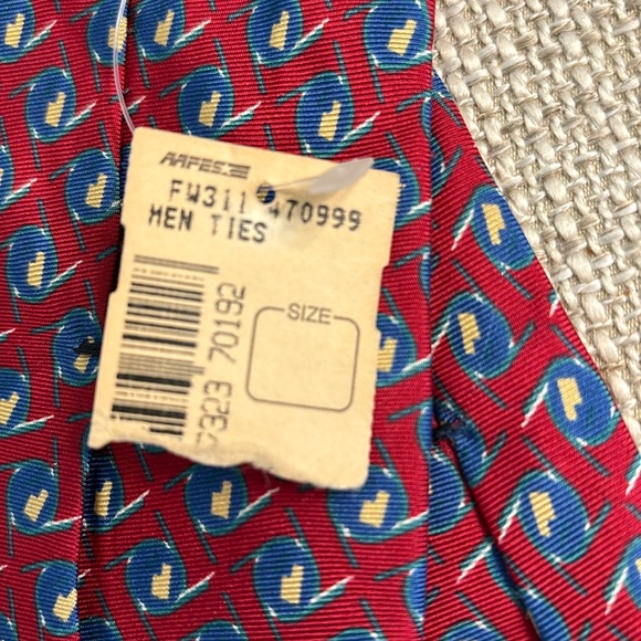 Vintage Christian Dior Monsieur Tie Silk USA New Old Stock W/Tags - Picture 4 of 9
